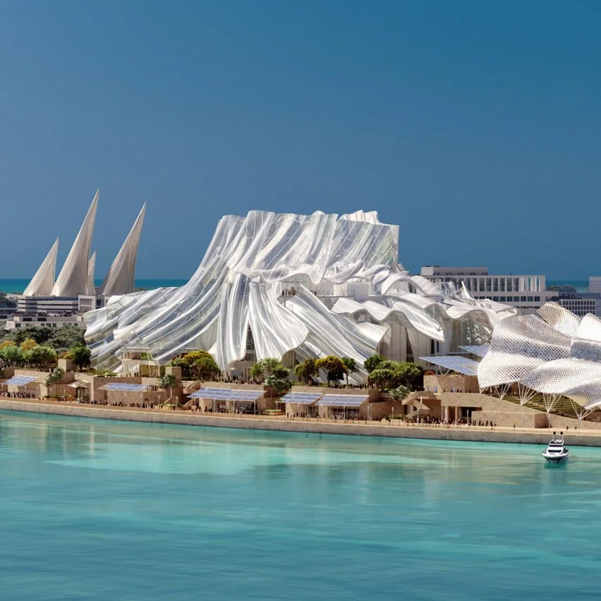Abu Dhabi arts centre by Frank Gehry