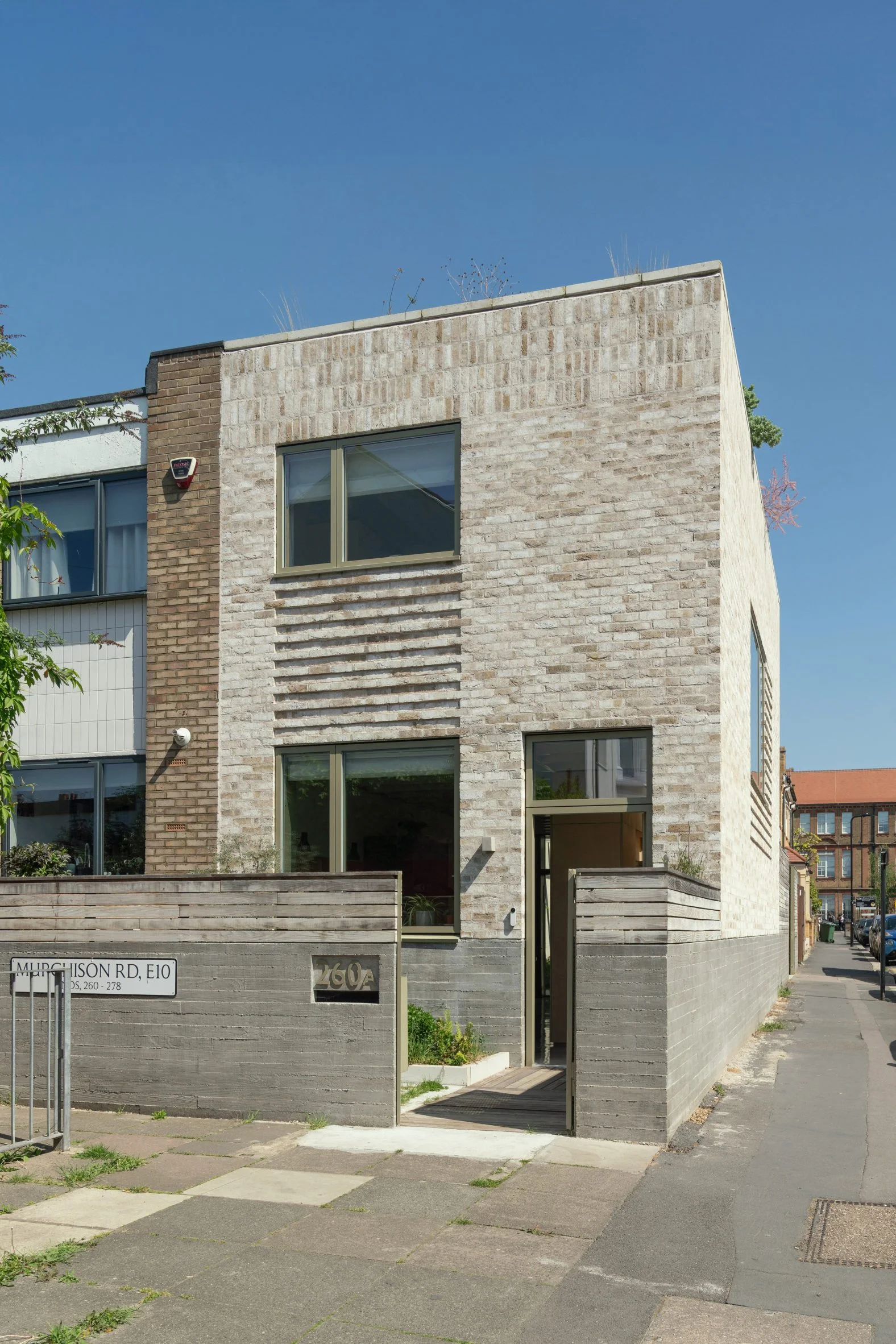Exterior view of Leyton House in London