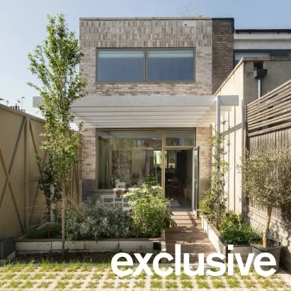 Compact Brick Home Enhances 1960s Terrace in Leyton, London
