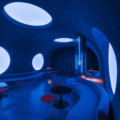 Barcelona's Focacha Bar Channels Retro-Futurism for a Unique Cocktail Experience